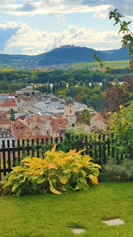 Blick über Krems mit Gartenpavillon Exterior foto